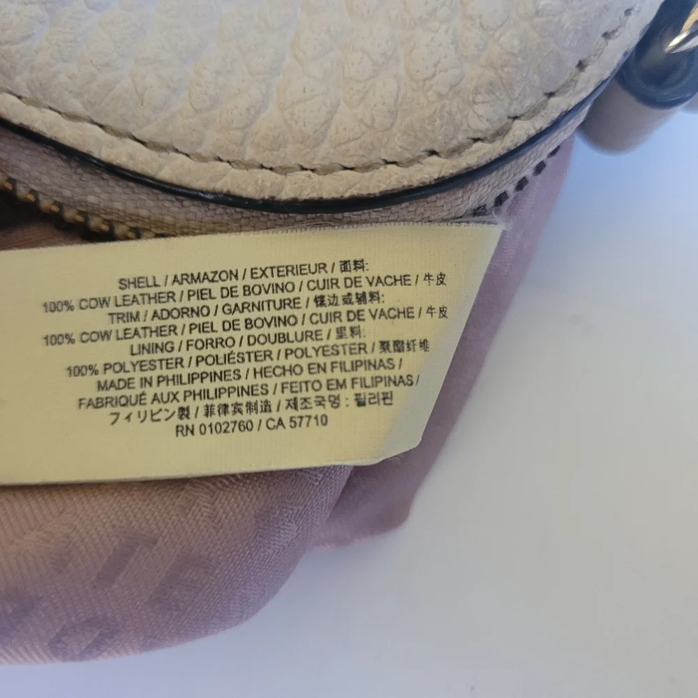 Kate Spade Bay Street Cream White Leather Crossbody Bag